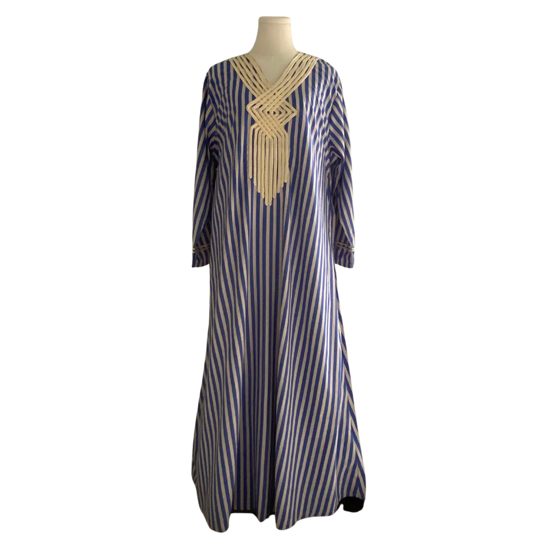 Striped Kaftan Dress